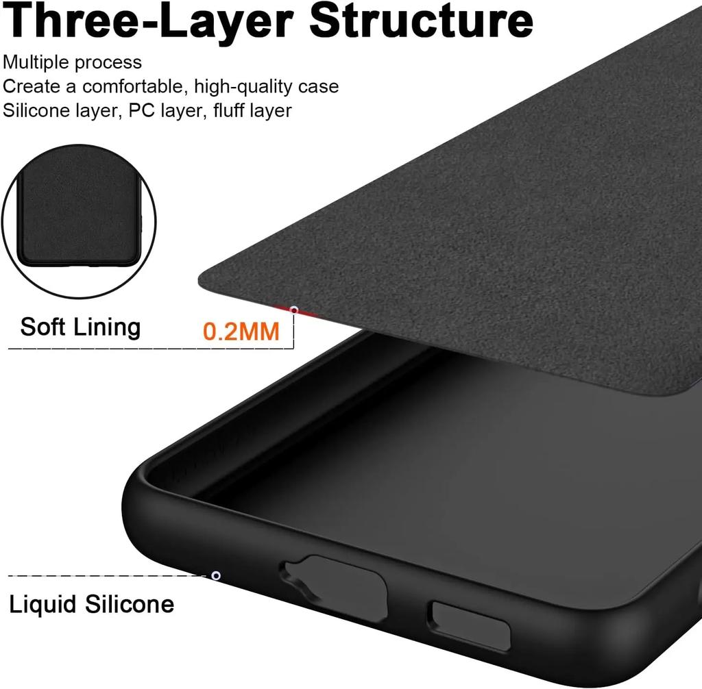 Flexible Liquid Silicone TPU Case For Samsung Galaxy A16 5G A06 A15 A25 A35 A55 A05S A14 A24 A34 A54 Protective Cover Coque Capa