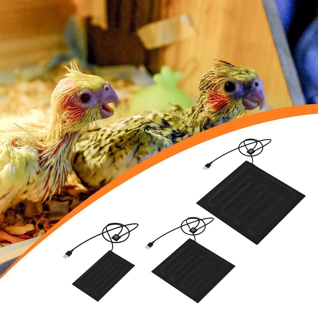 Mata Grzewcza dla Gadów Ogrzewacz Pod Zbiornik z Kontrolą Temperatury Wielofunkcyjna Mata Grzewcza USB do Zbiornika do Hodowli Żab Gekonów Inkubator