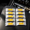 Fresh Scent Diffuser Stick 10Pcs Car Air Freshener Refill Sticks, 6 Scents Solid Perfume Vent Odor Eliminator Consumables Clip Replacement Core, Long