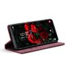 For Samsung Galaxy S25 Case CASEME 013 Series Card Holder Stand Leather Phone Cover