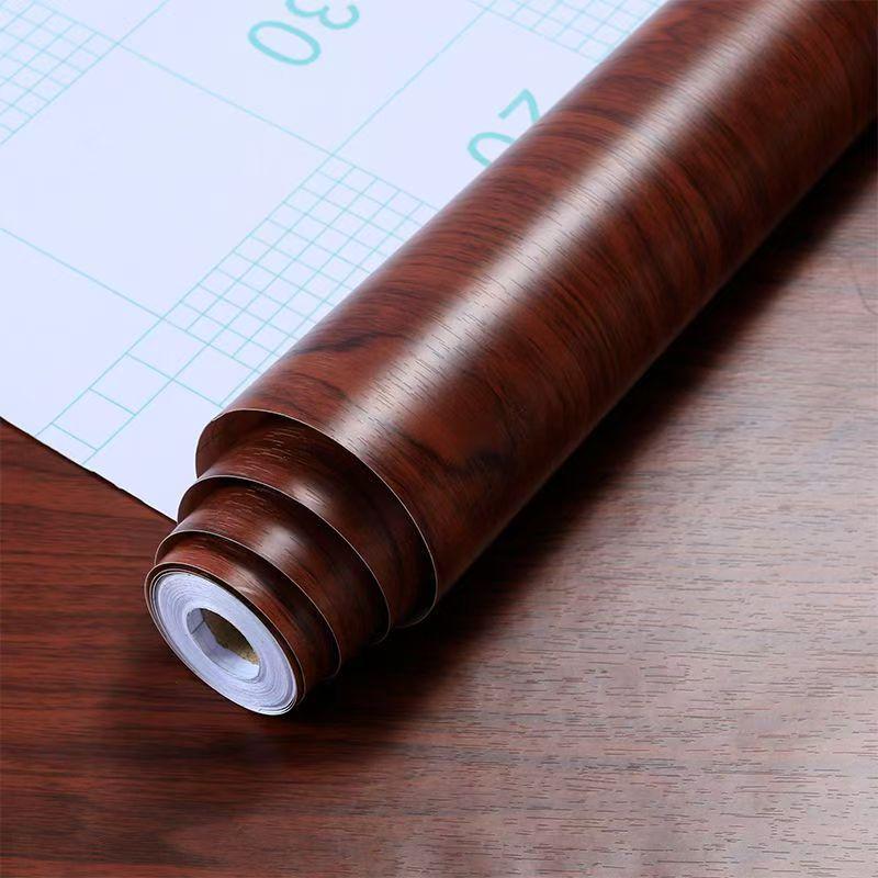 Thick Wood Grain Self-Adhesive Waterproof Wallpaper for Doors & Furniture Renovation