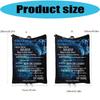 Portable Birthday Girls Blanket Lightweight Polyester Blanket Bed Decors For Travel Camping And Outdoor Activity