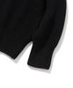 KNITTED Cotton Minimal Round Knit Black