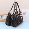 Women'S Pu Leather Bag Multi-Functional Crossbody Shoulder Bag And Handbag Tote With Top Handle  Purse