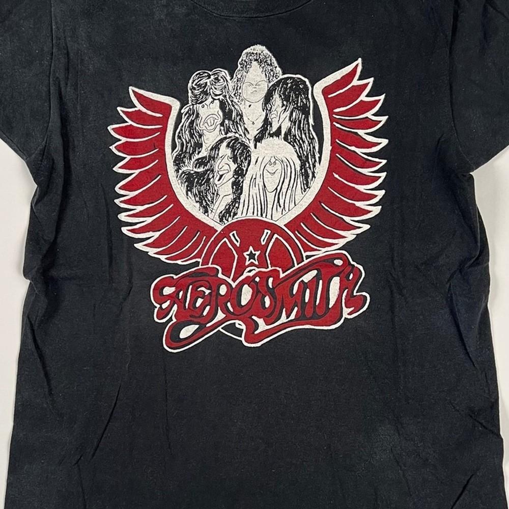 Retro 80s Aerosmith Tour Unisex All Size Shirt 22D172 Unisex T-Shirt S