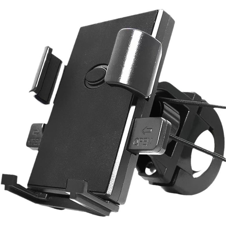 Electric Bike Phone Holder Motorcycle Bicycle Navigation Holder Rider Phone Car Mount Electric Scooter Shockproof Phone Holder