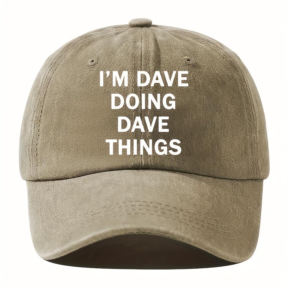 Funny Baseball Cap Men's Retro Washed Visor Hat for Outdoor Fashion