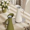 Modern Bird-Shaped Coffee Thermos Flask,304 Stainless Steel Double-Wall Vacuum Insulation,1000ml Chic Water Bottle for Home/Office,Artistic,Functional