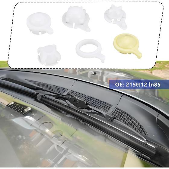 2Sets Car Windshield Wiper Linkage Bush Windshield Wiper Motor Linkage Rod A