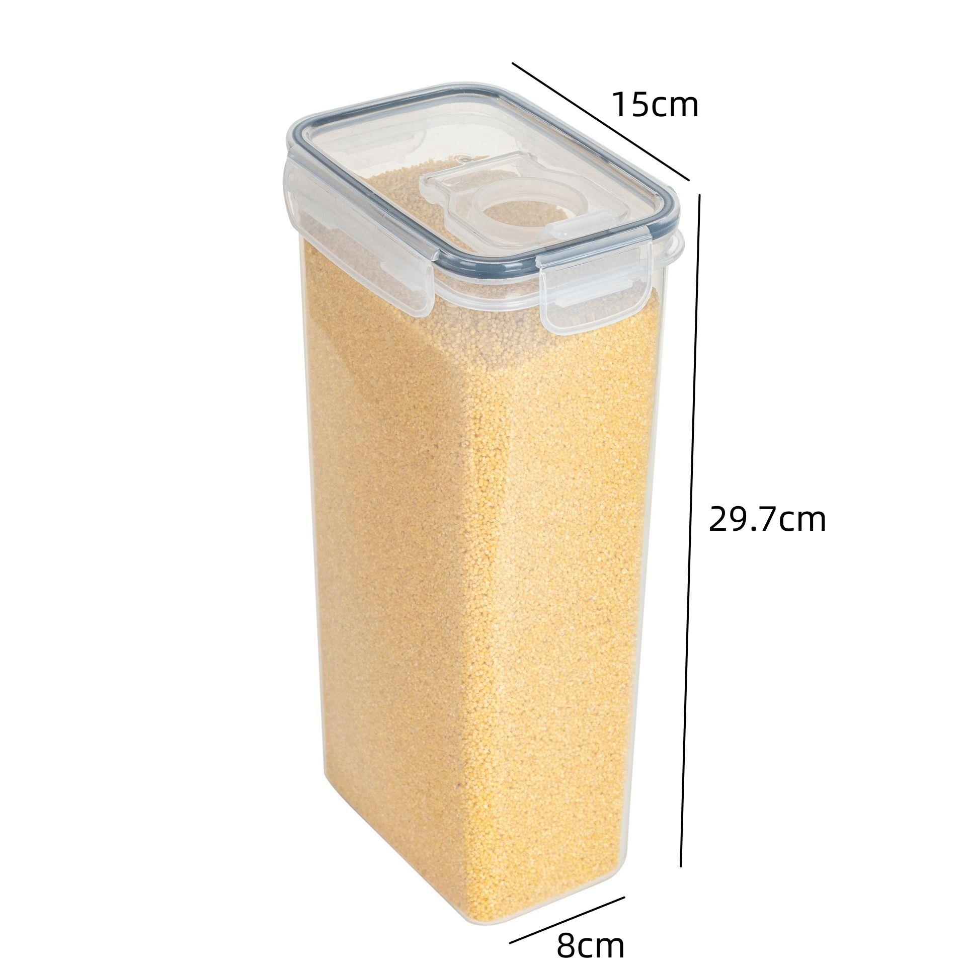 

Герметичные контейнеры для хранения продуктов с крышкой Органайзер для кладовой Дозатор для круп Контейнеры для зерновых Ящик для хранения продуктов Кухонный органайзер