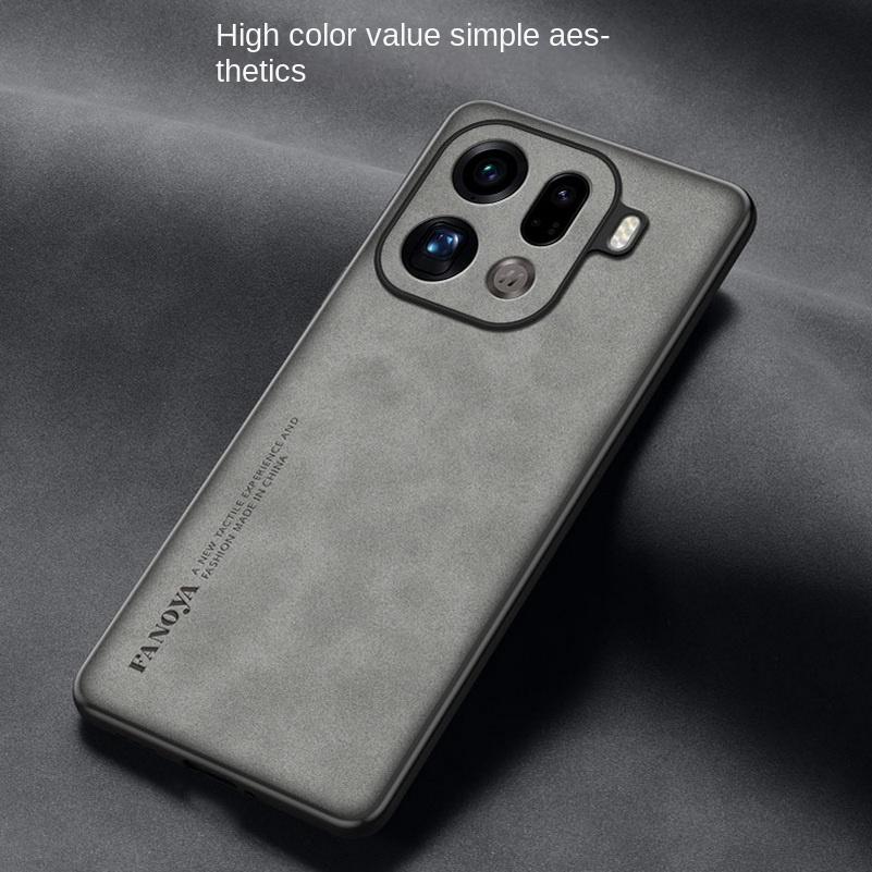 Plain leather comfortable suede case For OPPO Find X9 Pro find x9 X8 Ultra X8s + X8 Ultra X7 X6 Pro Slim Lens protect Cover