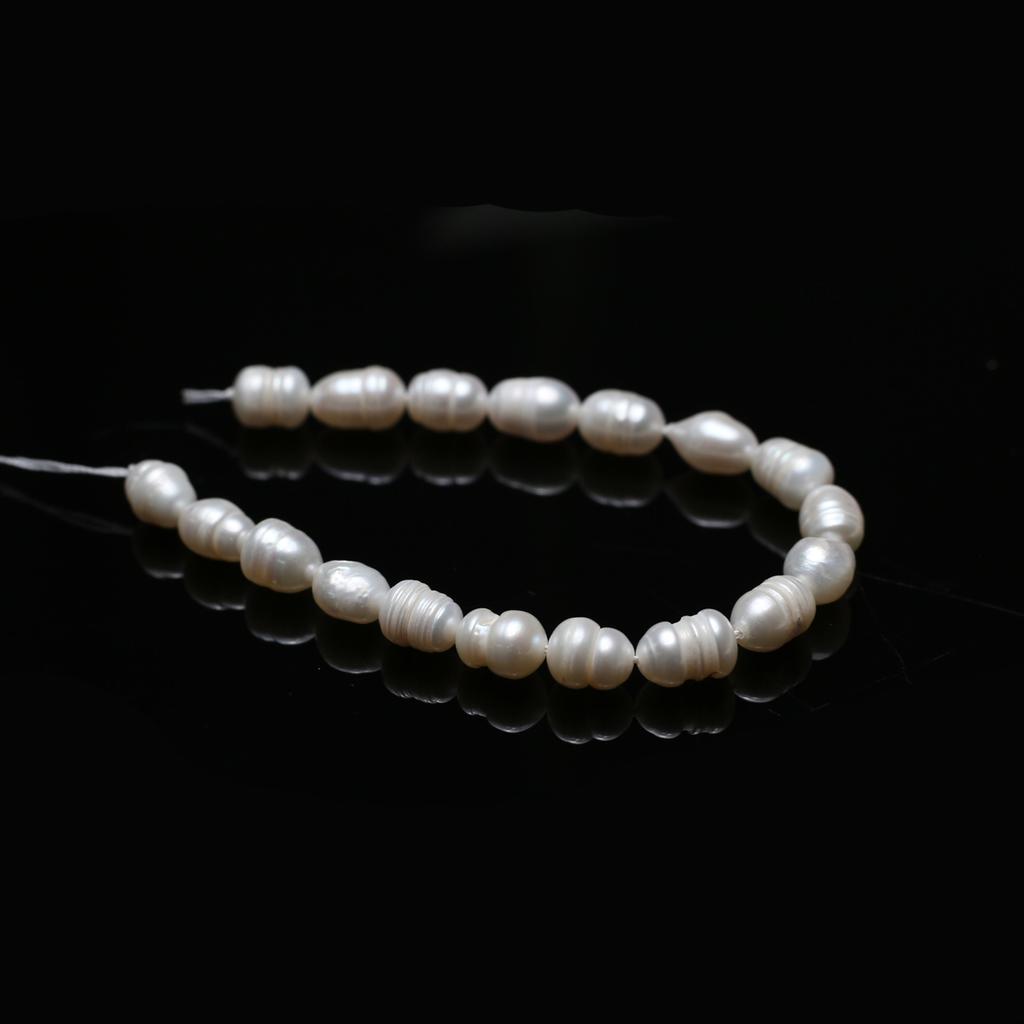 1String, White Artificial Pearl Beads for Jewelry Making DIY Necklace Bracelet Anklet Accessories, Holiday Gifts Wedding Birthday Party Crafts 18cm