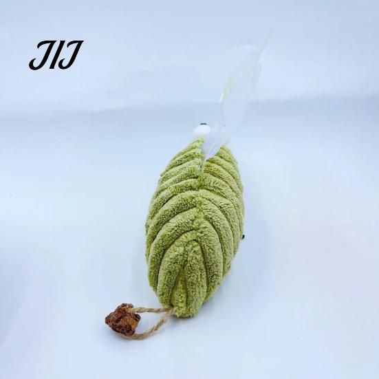 Skin Friendly Cat Play Toys Crinkle Mosquito Toy with Catnip, Gall Fruit Chew Fun Shape Toy, Soft Plush Insect Stuffed for Indoor Cats Kittens