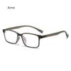 Comfortable Rectangular Men Business Full Rim Spectacle Large Frame For Optical Prescription Lenses Blue Light Blocking Glasses