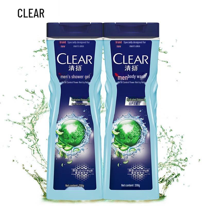 

Clear Men s Icy Cool Oil Control Shower Gel
