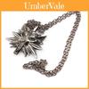 The Witcher Alloy Wolf Head Necklace With Zinc Alloy Chain For Men And Women