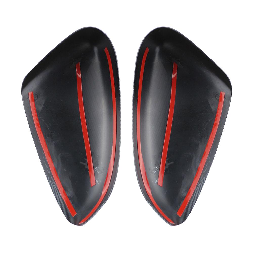 2pcs ABS Chrome Car RearView Mirror Protection Cover Rear View Mirror Covers for Peugeot 2008 E2008 2020-2024 Accessories