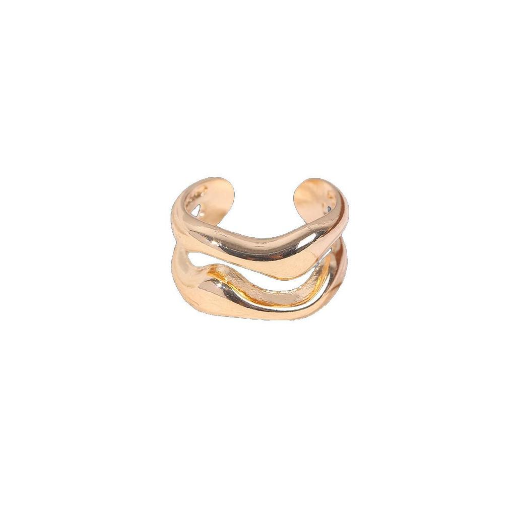 Sweet Cool Style Metal Open Ring – Versatile and Fashionable Accessory with Smooth Surface
