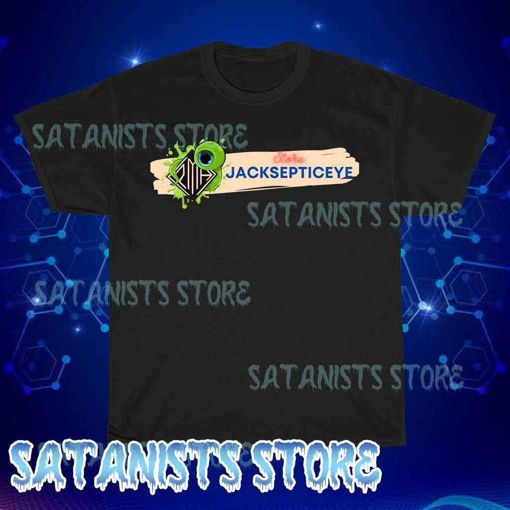 

New Jacksepticeye Logo Youtube Youtuber Black Hoodie Funny Size S to 5XL L
