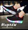 LED Light-Up Roller Shoes: Single/Double Wheel Wheeled Skates for Students
