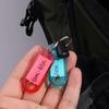 10-100pcs/lot Tough Plastic Key Tags with Split Ring Label Window for DIY Key Chain Kit Numbered Name Baggage Luggage Tags