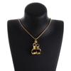 Cool Gold Silver Balck Mens Boys Gift Boxing Glove Pendant Chain Choker Necklace