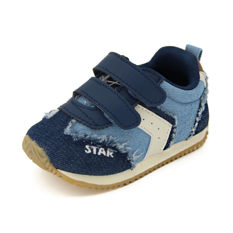 

Кроссовки для девочек Classmate German Кроссовки для мальчиков Forrest Gump Кроссовки для малышей 31 джинсовый синий