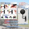 KeiSquare Helmet Hanger Helmet Holder Wall Mounted Helmet Rack for Motorcycles with Hooks 180