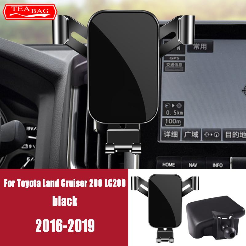 

Автомобильный держатель для телефона для Toyota Land Cruiser 200 LC200 FJ Prado 2014-GPS вентиляционные отверстия навигационный кронштейн интерьер For Cruiser