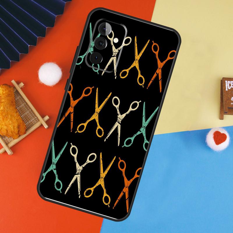 Hairdresser Barber Scissors Case For Samsung Galaxy A56 A36 A16 A06 A13 A33 A53 A52 A32 A12 A54 A34 A14 A15 A35 A55 A17