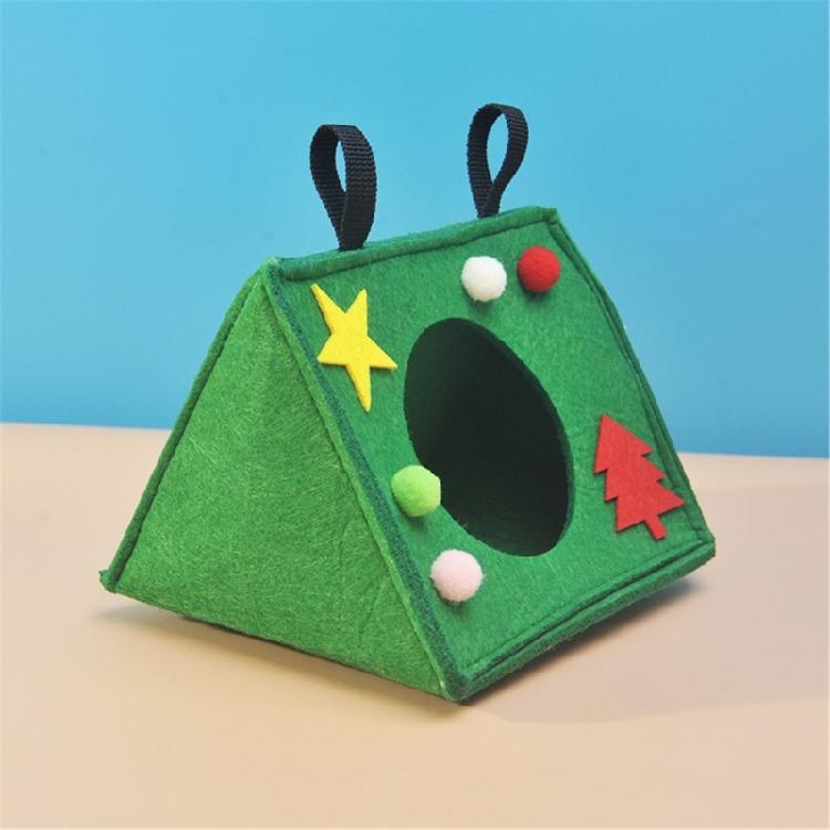 Dwarf Hamster and Mouse Hideaway Toy Bed Christmas Gift Habitat Hanging Bed for Small Pet Sleep Cage Toy