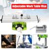 310 * 90mm * 80mm New Working Slide Table Vise Fixture Adjustment Worktable w/Plat Nose Pliers For Bench Drill Multifunction Milling Machine
