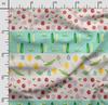 Soimoi Veggies Print,  Cotton Cambric, Quilting Fabric Sold by The Yard 42 Inch Wide, Medium Weight Cotton Fabric, Sewing  Supplies,Aquamarine