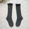 Girls Knee High Socks Baby Kids Toddlers Ruffle Long Soft Cotton Sock Lace Flower Children School Socks