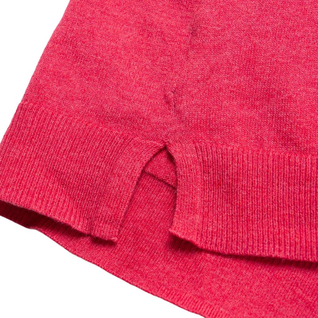 Polo Ralph Lauren Suéter de Tricô com Logo de Pônei Bordado Decote em V Manga Longa Feminino 211719841-014