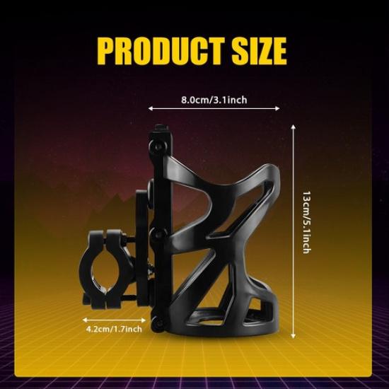 Motorcycle Cup Holder Drink Holder Universal Water Bottle Holder For ATV Bike
