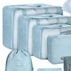 8 Pieces Portable Packing Cubes Clothes Sorting Bag Cosmetics Travel Organizers