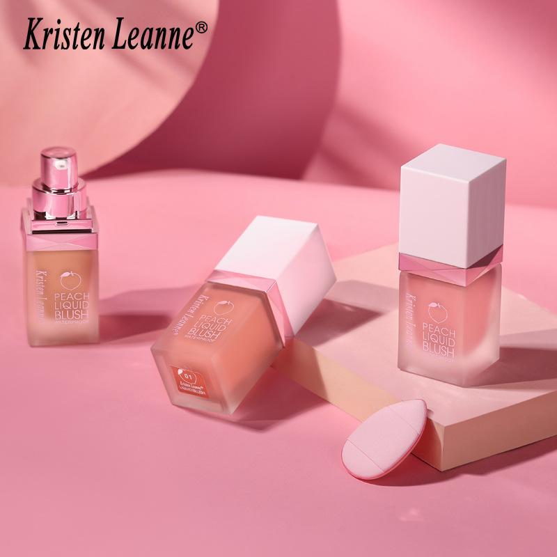 Kristenleanne Dazzling Liquid Blush Long Lasting Matte Velvet Fine Rouge Look