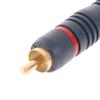 Distributor Converter Speaker Gold Cable Cord Line Cooper Wire 2 Rca Female To 1 Rca Male Splitter Cable Audio Splitter