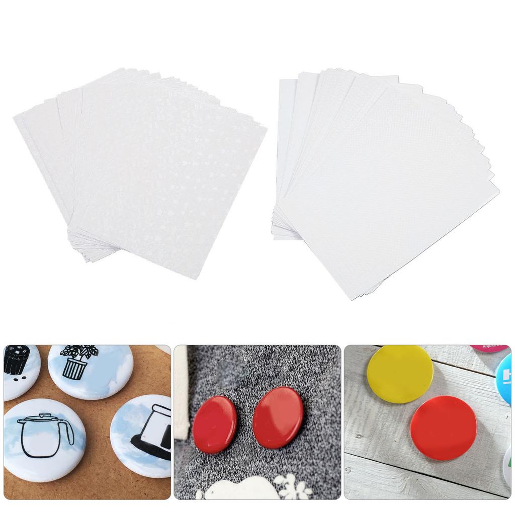 50 Sheets A4 Holographic Cold Laminate Sheet Cuttable Waterproof DIY Self Adhesive Laminating Film F