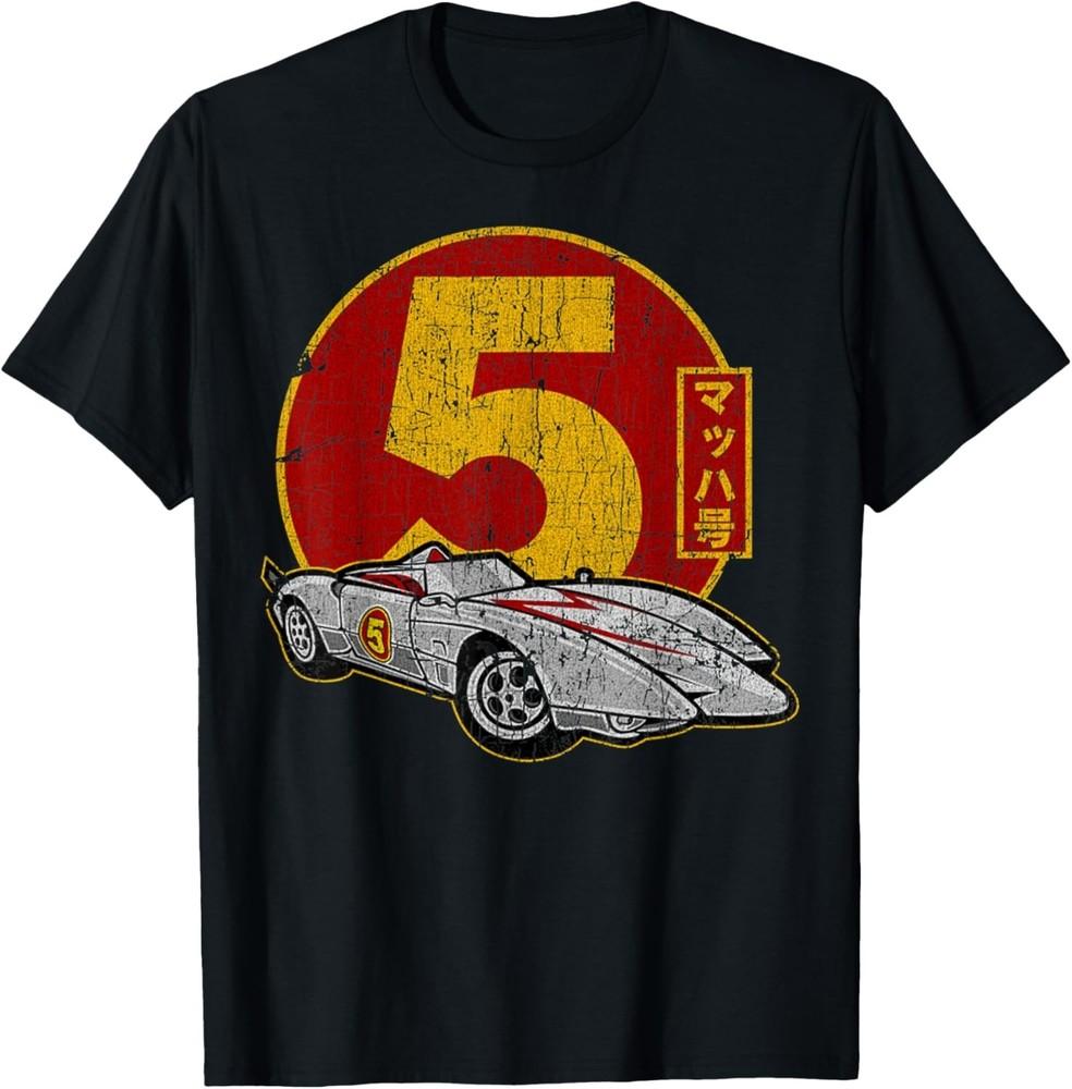 Vintage Racers Car Racing Retro Mach Classic Five Sports Car unisex T-Shirt Unisex T-Shirt S