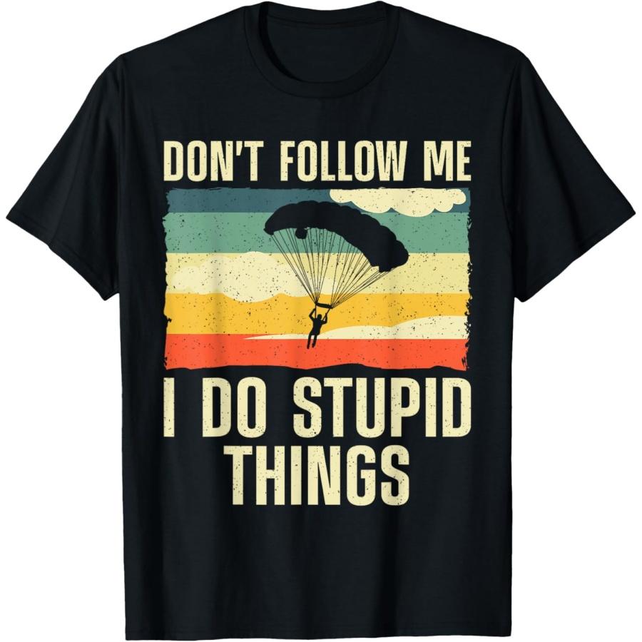 Cool Skydiving Art For Men Women Skydiver Skydive Sky Diving T-Shirt XXXXXL чёрный