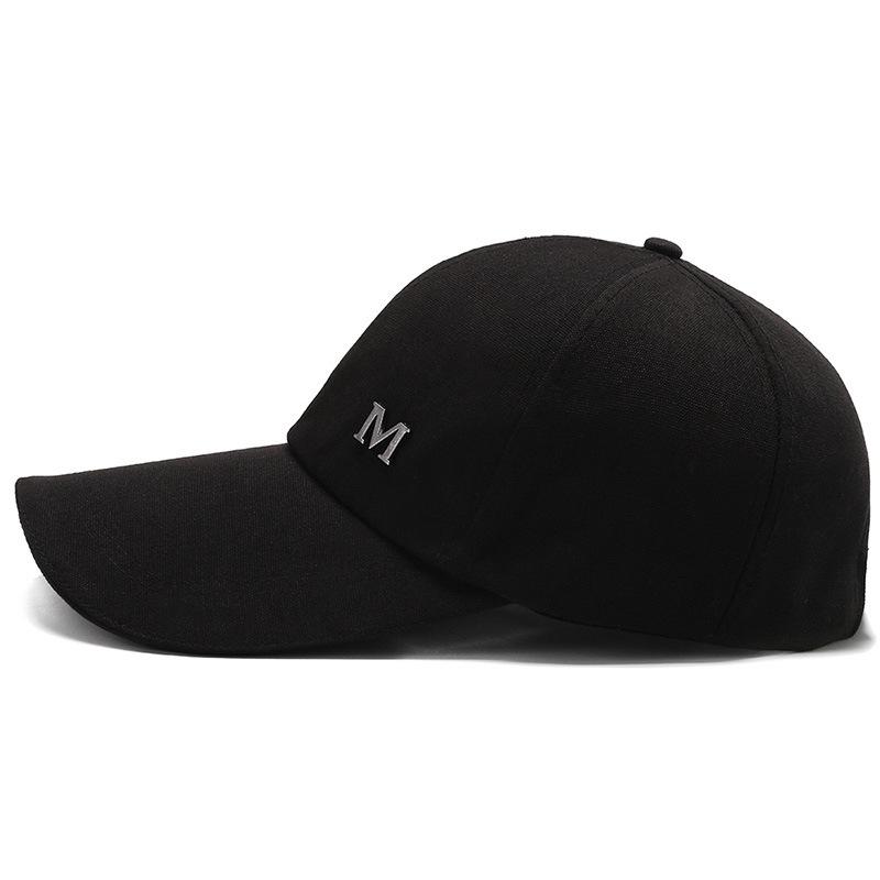 Neue Herren Sonnenhut Frühling und Herbst Outdoor Mode Sonnenhut Lässige Leinwand Alphabet Ente Baseballkappe
