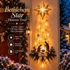 Snow Trail Shape Light-emitting Birth Scene Wall Decoration  Christmas Wall Decor