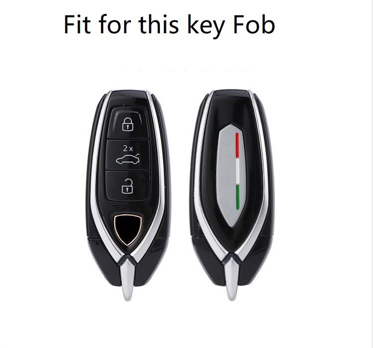 Aluminium Alloy Car Key Fob Case Key Cover For Lamborghini Urus Auto Accessories Ring