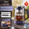 Midea Retro Steam Glass Health Tea Pot & Electric Kettle CN plug (adapter included)