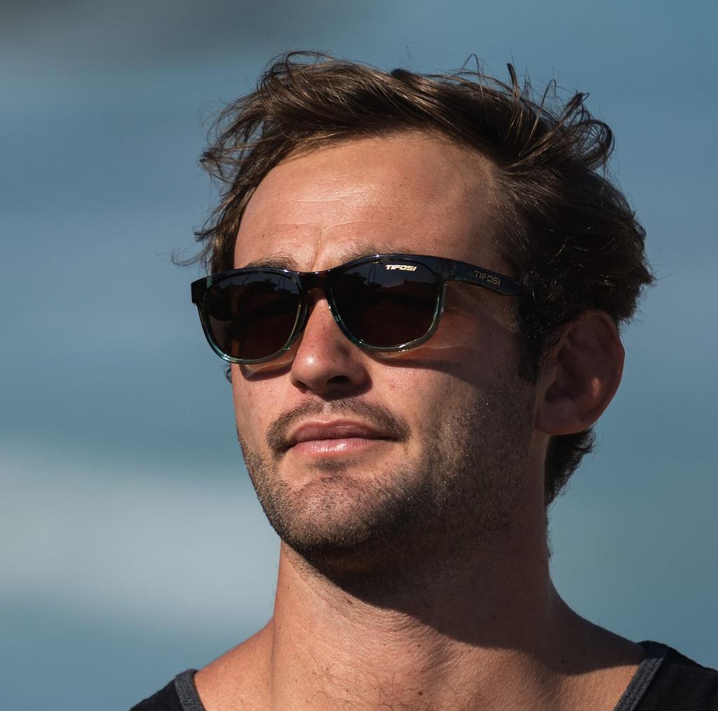 Tifosi Swank Twin Retro Casual Lens Brown 1500505450 Full-Frame (Blue Confetti, Polarized)