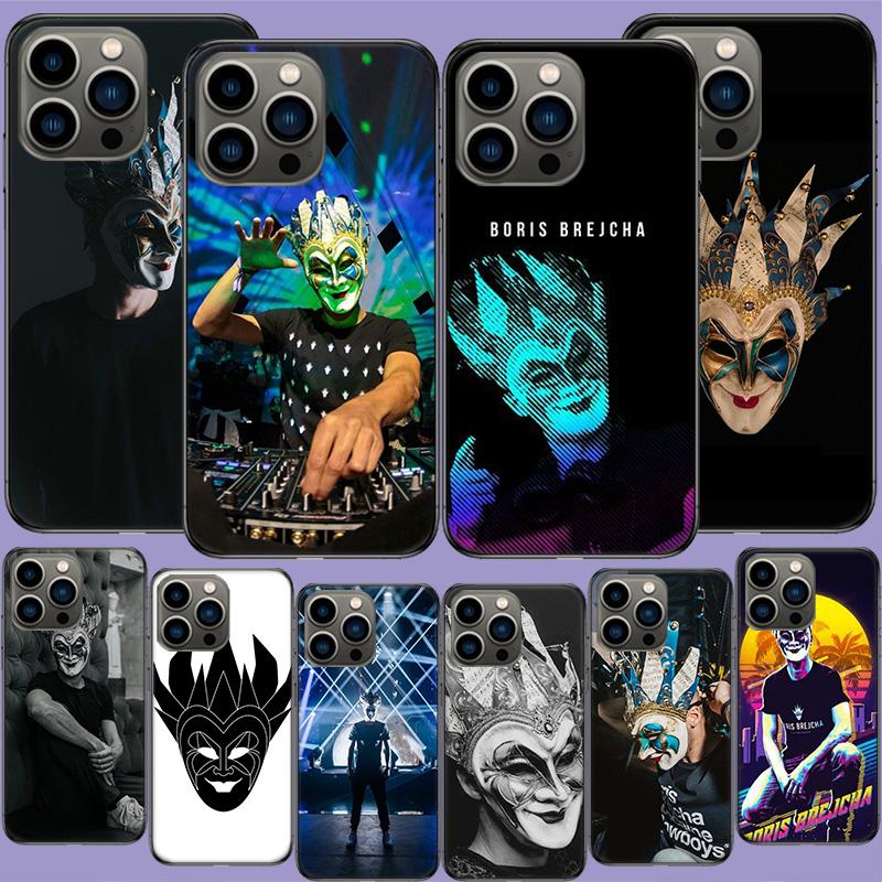 DJ Boris Brejcha Phone Case For Iphone 17 Air 15 Pro 14 Plus 16 Pro Max 17E 16E 12 13 Mini 11 Cover Cute Fundas