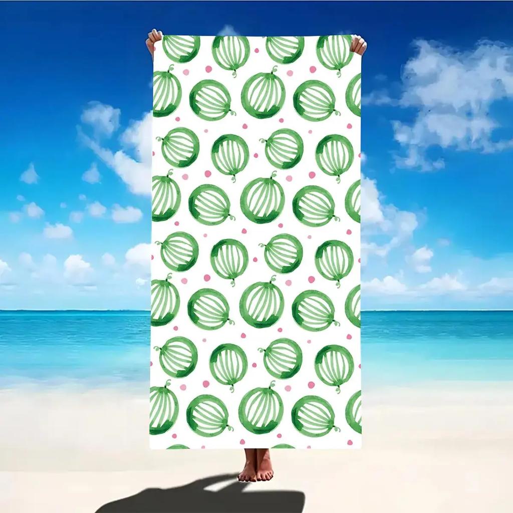 Beach Towel Portable Quick Fast Dry Sand Outdoor Travel Swim Blanket Thin Yoga Floral Print Mat Personalization Stripes Towel
