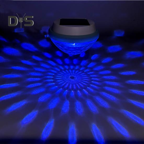 Solar-Poollicht, LED, schwimmendes RGB-Farbwechsel-Poollicht, IP67, wasserdichte Umgebungsbeleuchtung für den nächtlichen Einsatz im Schwimmbadteich